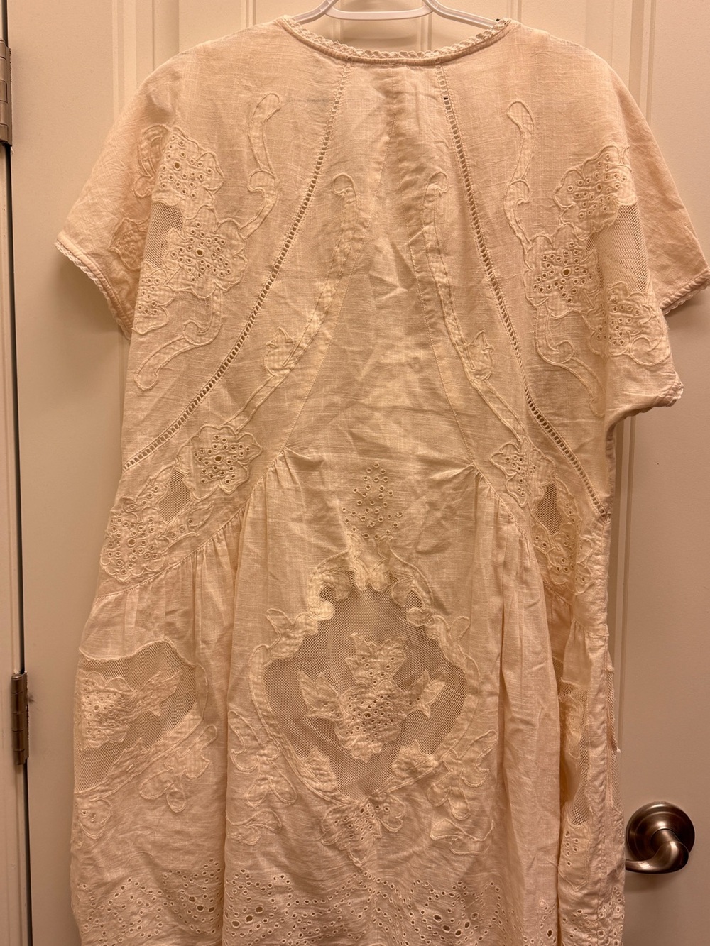 Free People Cream Serenity Mini Dress - Picture 3 of 4